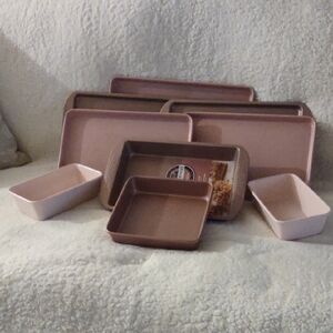 Non-Stick Bakeware Set - Pink